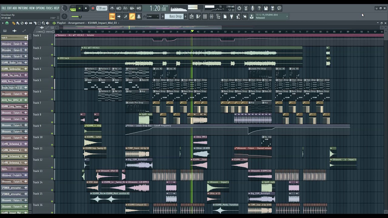 How To Retrovision / Retrovision Style Drop FL Studio FLP