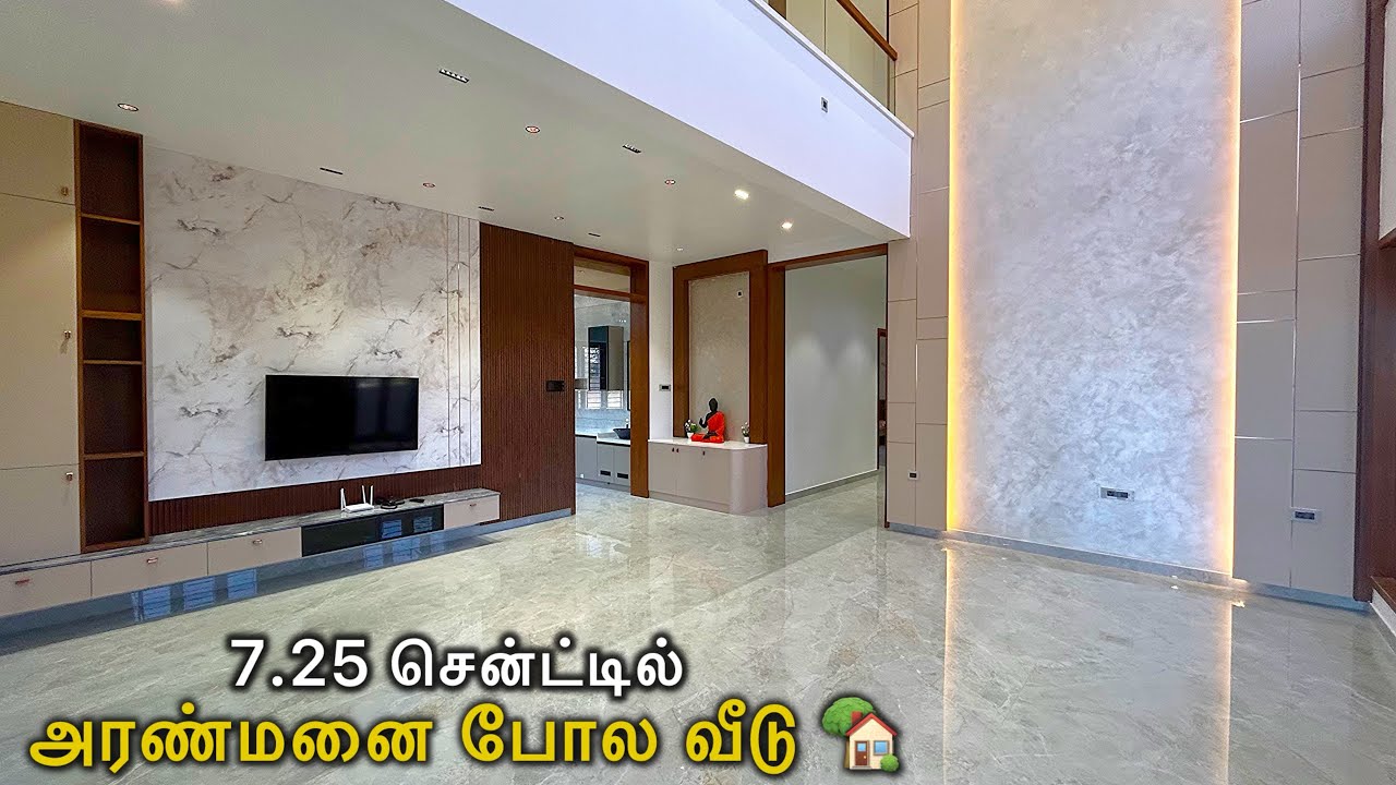 Contemporary Style 4BHK House with High Roof Living Space🔥🔥 Epi-1186