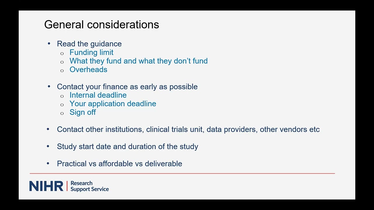 Costing Your Funding Application (Developing Researchers)