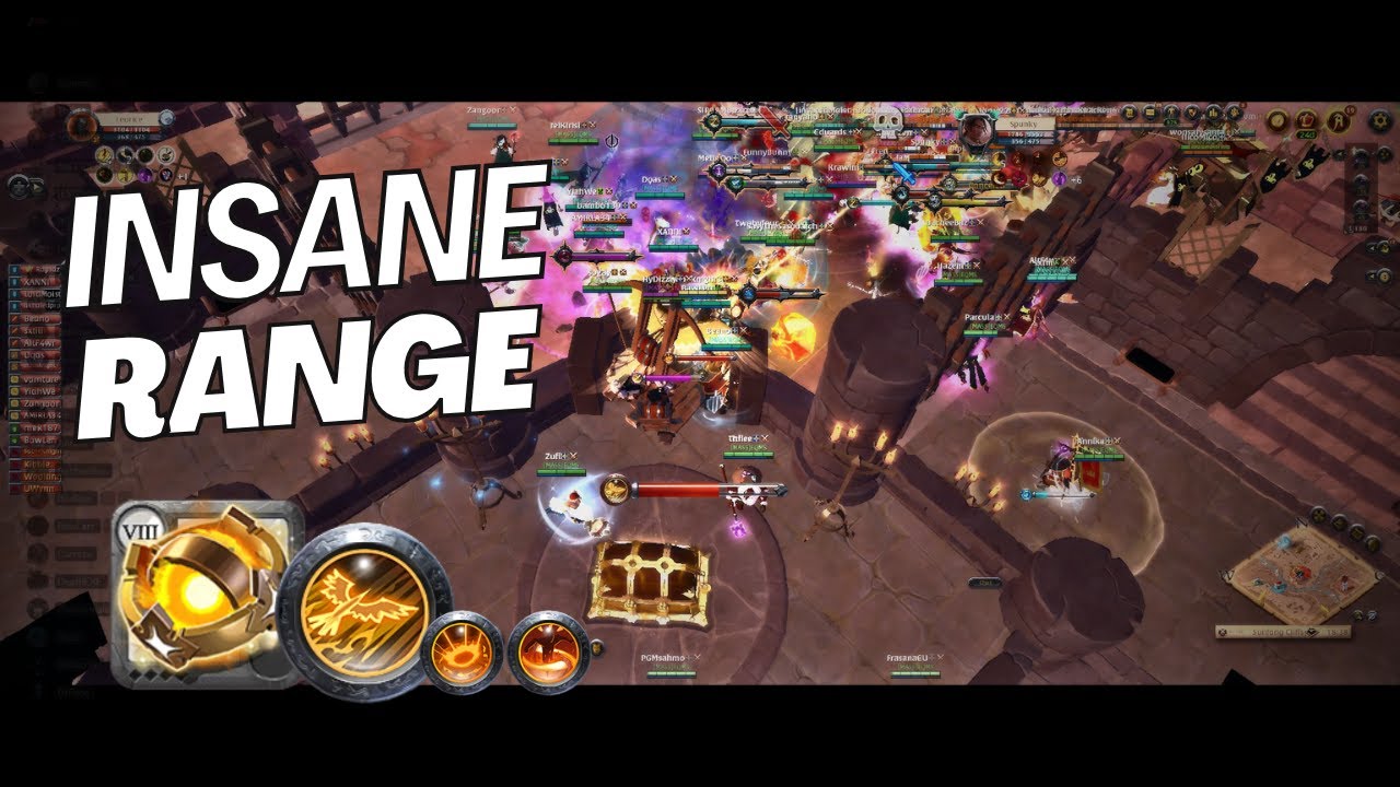 [ Poke enemy from DOWNTOWN ] l Dawnsong zvz l EQMS , EU , 2v1 legendary castle fight.  [PART1]