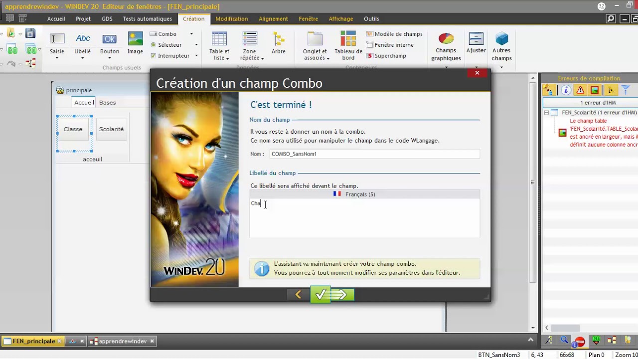 Connexion Client/Serveur HyperFileSQL , synchroniser de données en WINDEV