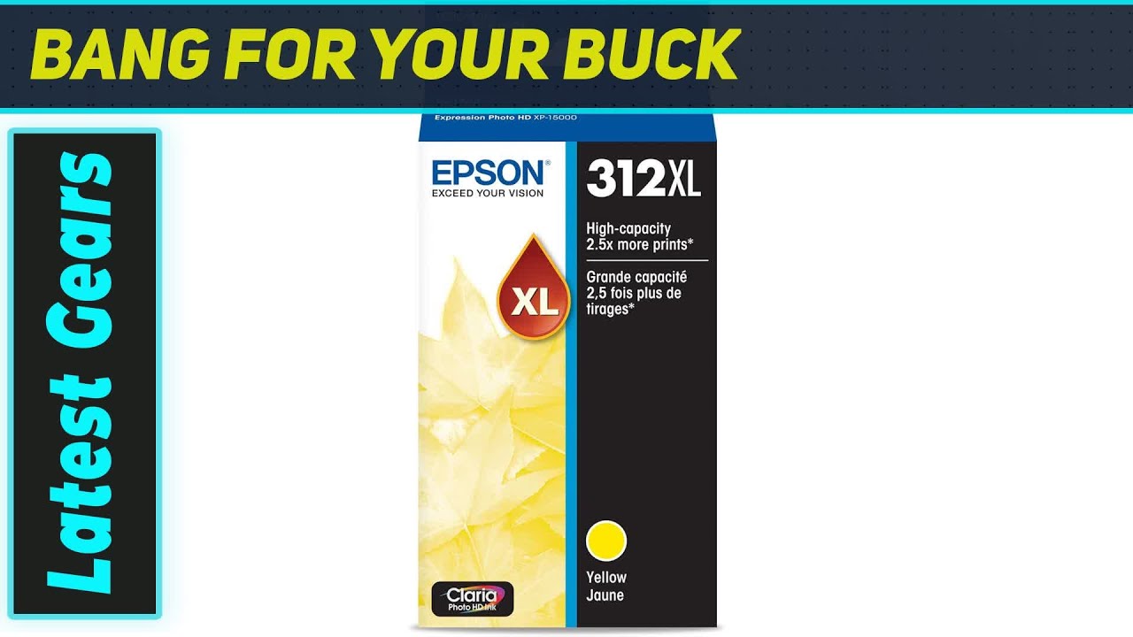EPSON 312 Claria Photo HD Yellow: лучшие чернила для потрясающих, долговечных фотографий!
