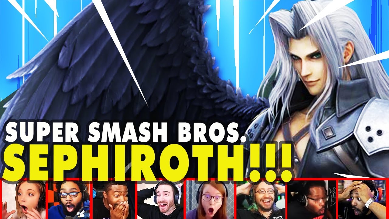 Reactors Reaction To Seeing Final Fantasy SEPHIROTH In Super Smash Bros Ultimate | Mixed Reactions
