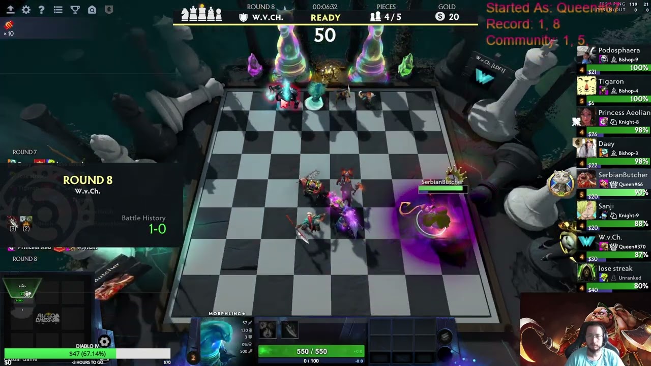 Muerta 6 Trolls 4 Warlocks! 05.6.2023 Dota Auto Chess S25 Community Game!