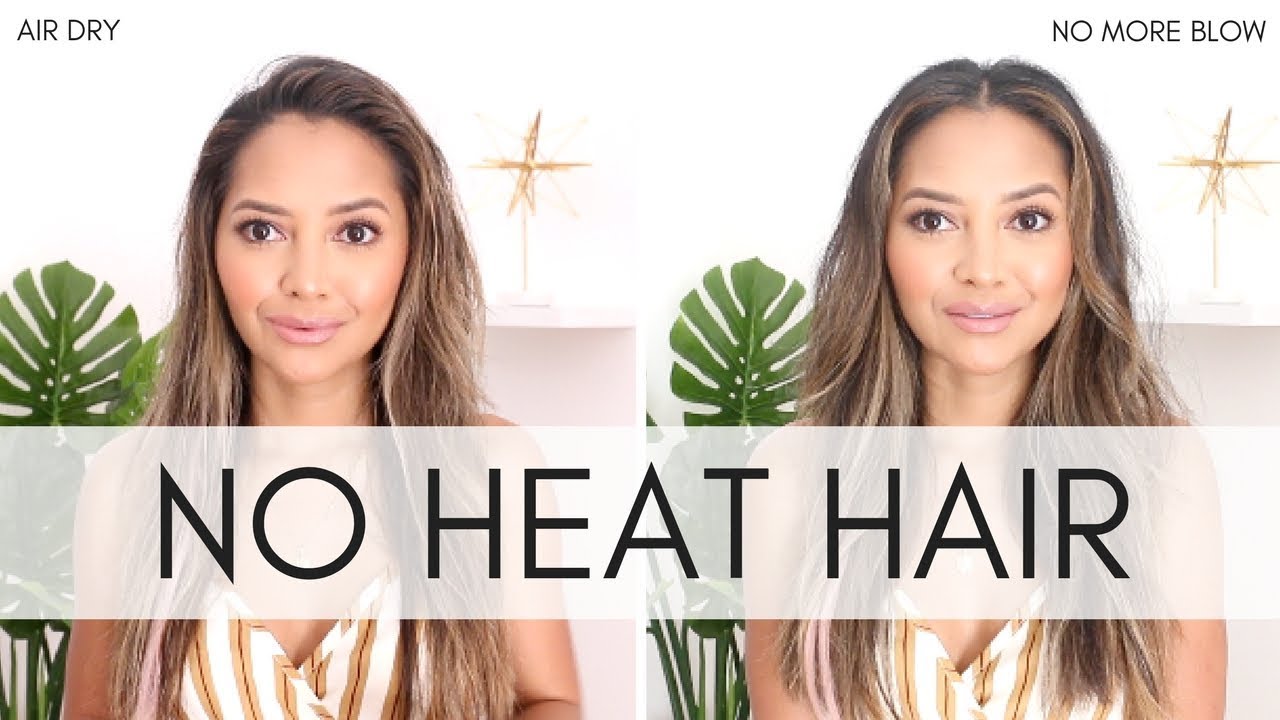 Super Fast No Heat Hair Using IGK No More Blow High Speed Air Dry Spray
