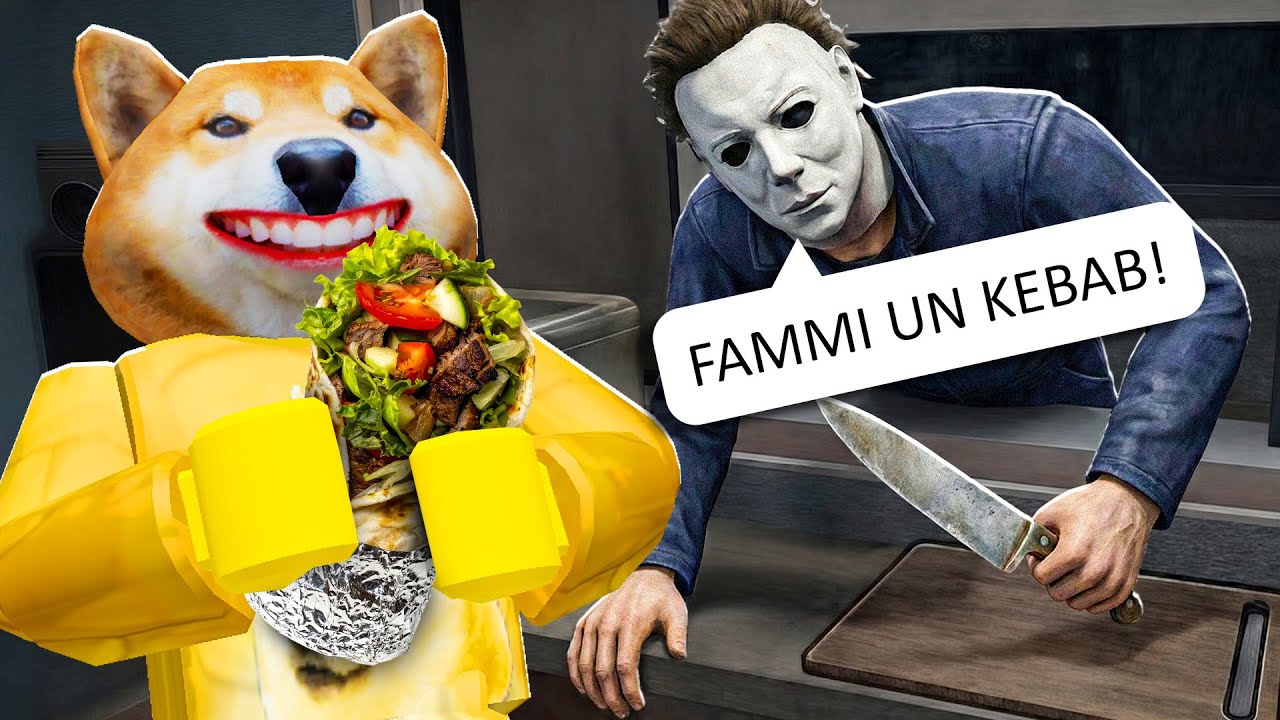 KEBABBARO PAZZO CONTRO SKINWALKERS SU ROBLOX SCARY SHAWARMA KIOSK!