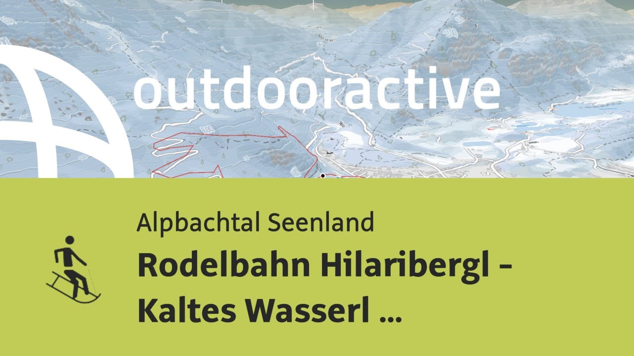 Rodelstrecke im Alpbachtal Seenland: Rodelbahn Hilaribergl - Kaltes Wasserl Kramsach