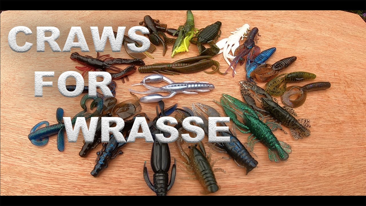 LURE FISHING FOR WRASSE WITH CRAWS. HRF