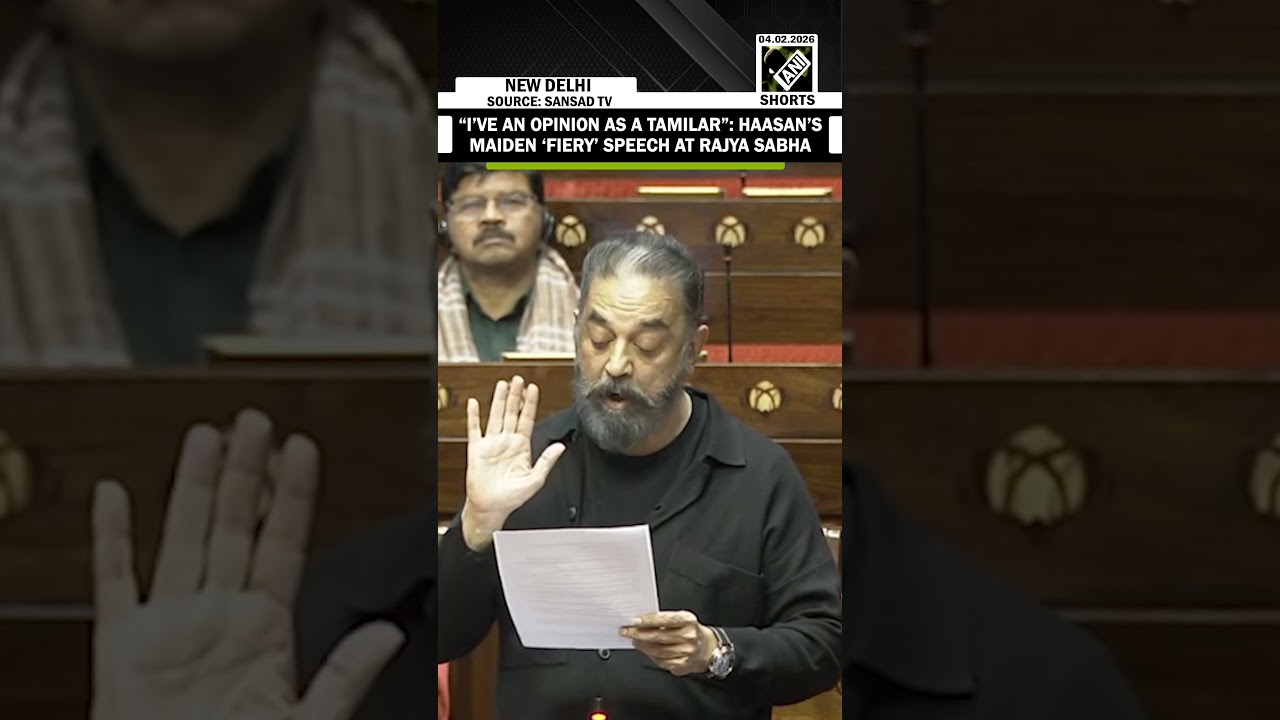 I&rsquo;ve an opinion as a Tamilar: MNM&rsquo;s Kamal Haasan delivers &lsquo;fiery&rsquo; maiden speech at Rajya Sabha