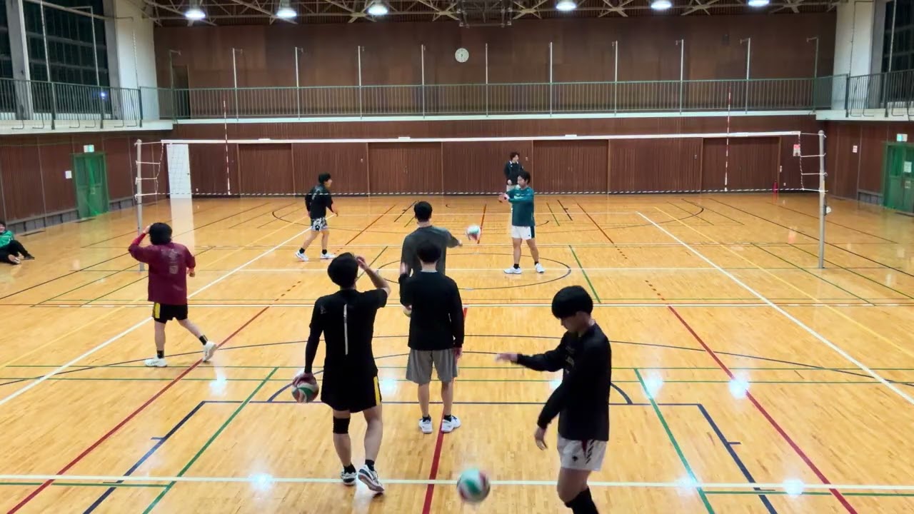 260307 真岡練習 スパイク