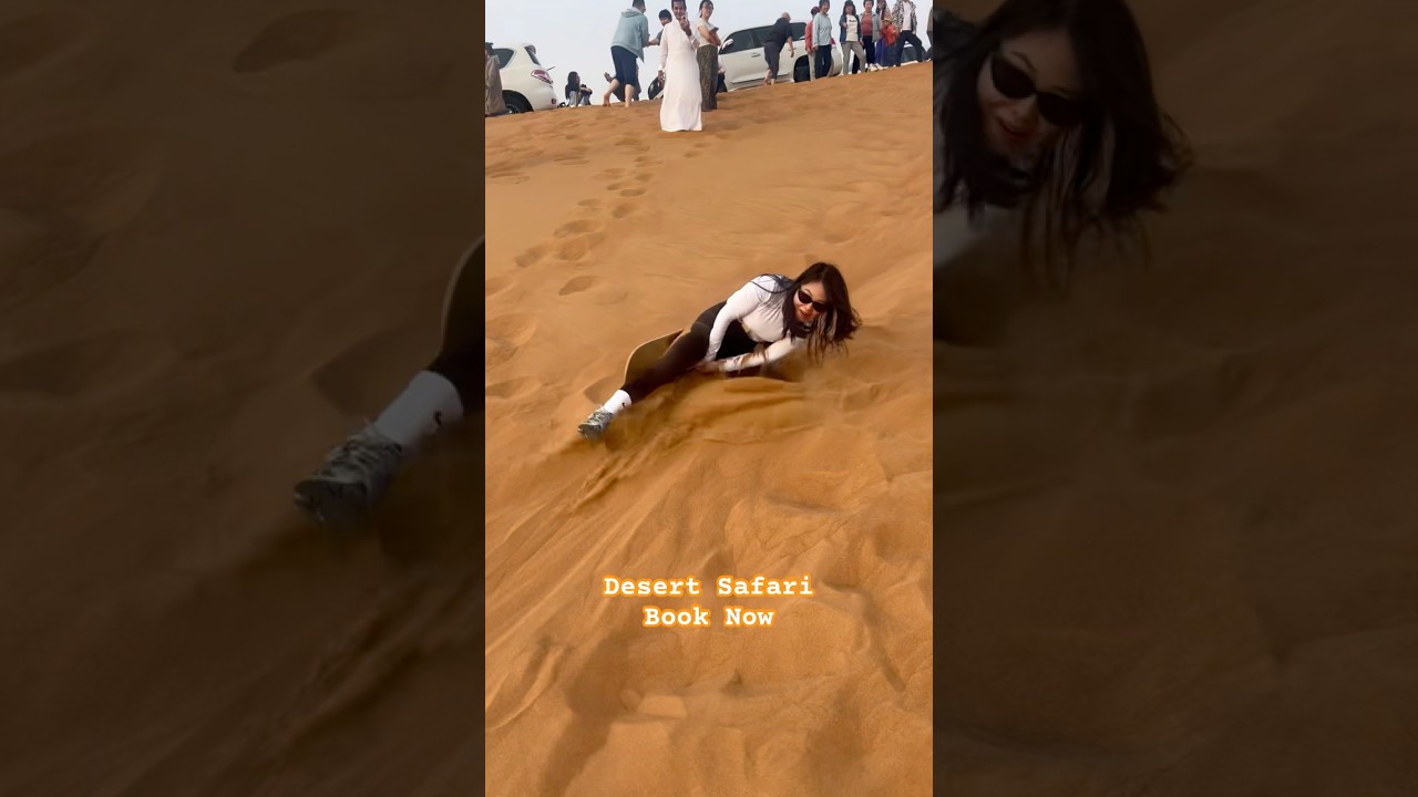 Desert Safari in Dubai | Desert Safari | Sand Boarding in Desert | #desertsafari #dtttourism