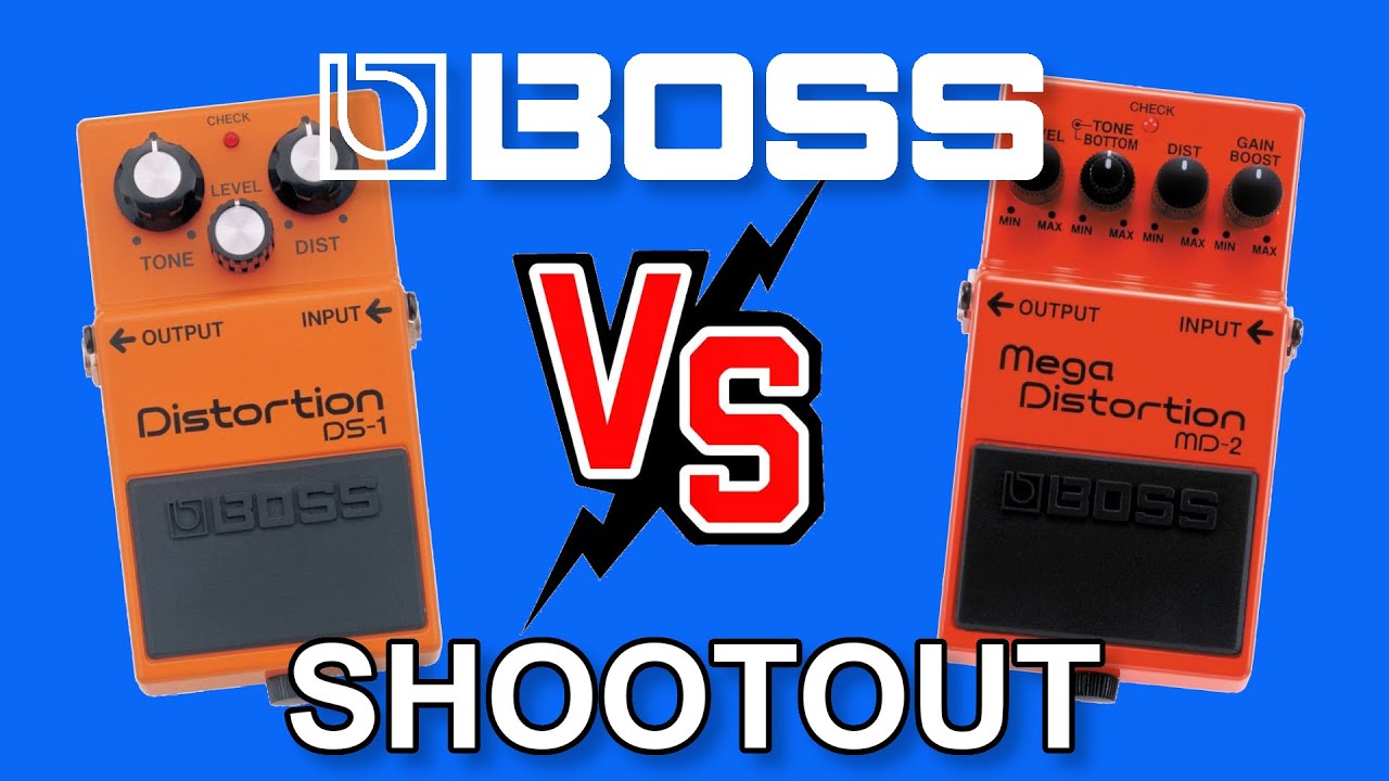 Boss DS-1 vs MD-2 Pedal Comparison