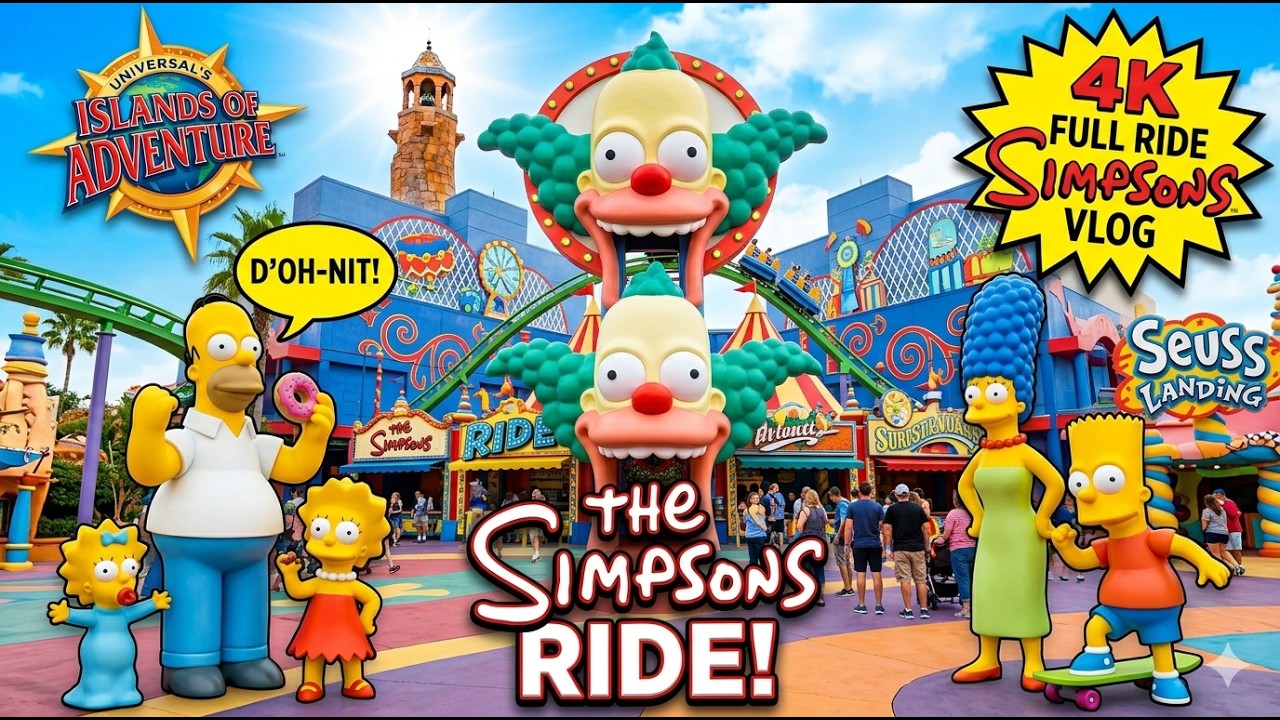 Simpsons Ride | Full Experience at Universal Studios Florida