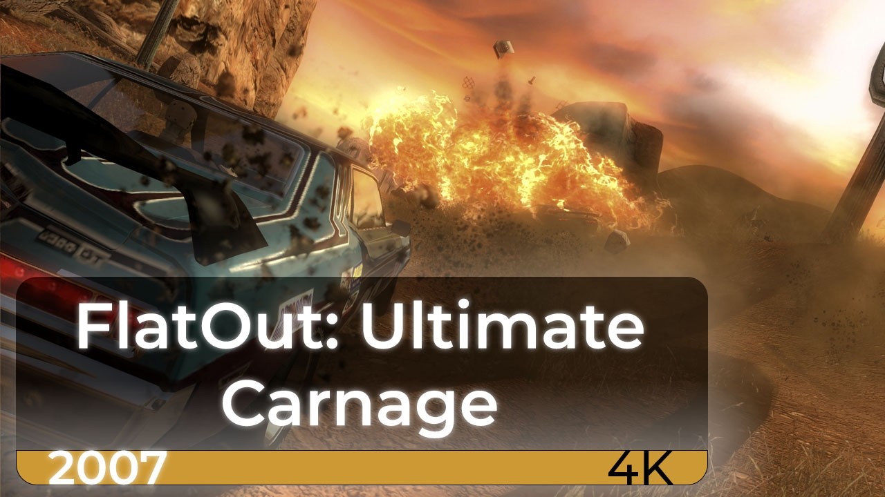 FlatOut: Ultimate Carnage [4K 60fps] | Час игры