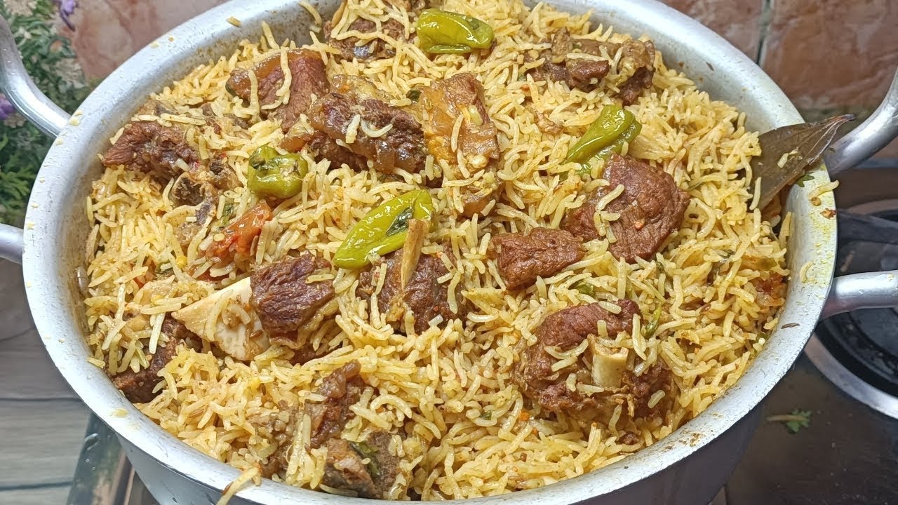 Beef pulao full recipe Aasan style cooking🍲 by mujahid cooks