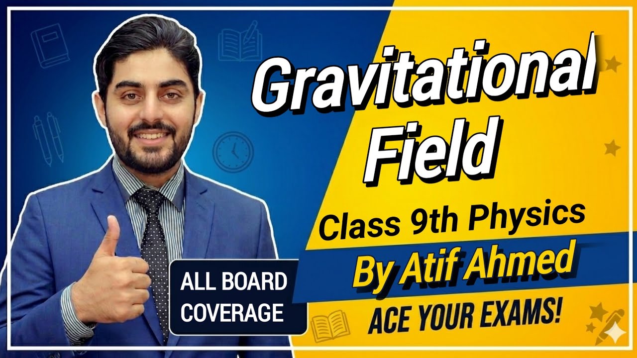 Gravitational field class 9 physics | matric mart 1 gravitational field ch 9 | sabaq in urdu hindi