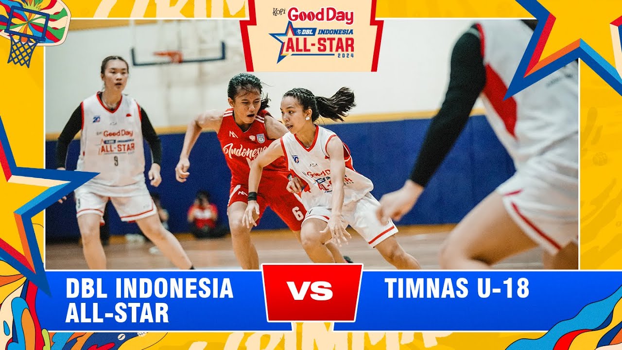 Skuad Putri Kopi Good Day Indonesia All-Star 2024 Menang Atas Timnas Putri U18