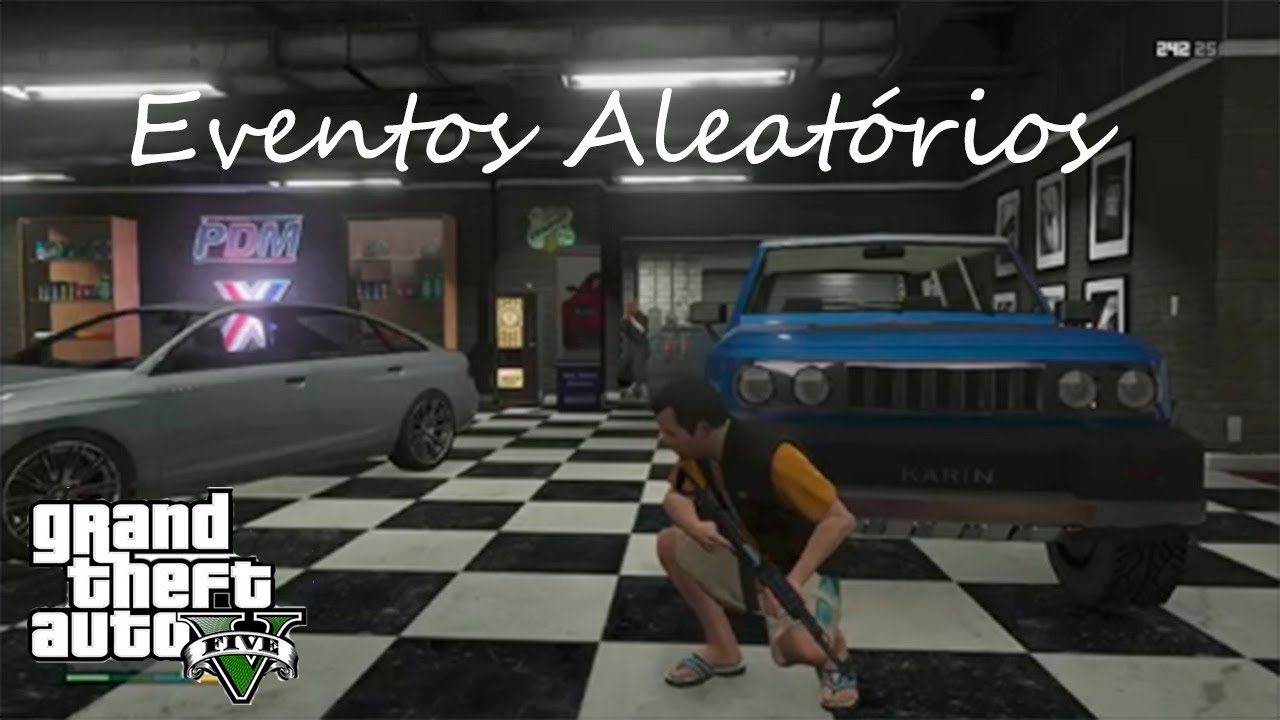 GTA V - Todos Eventos Aleatórios Parte 1 + Todas As Localizações pt-br