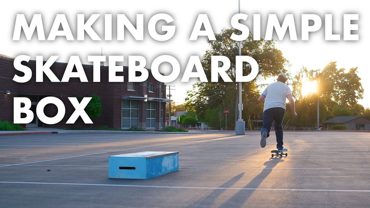 Building a Simple Skateboard Grind Box - Marshmallow Island