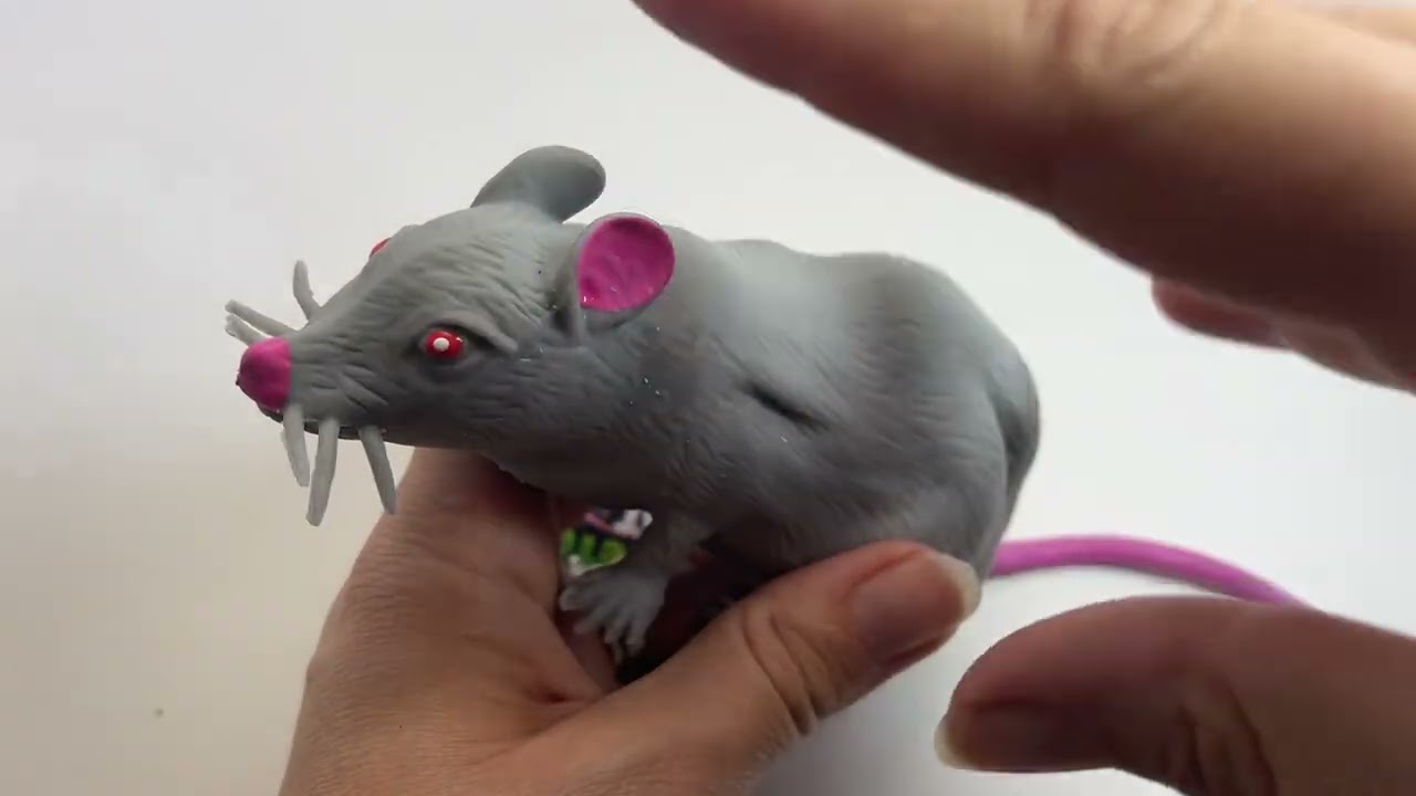 Stretchy sand filled rat mouse fidget