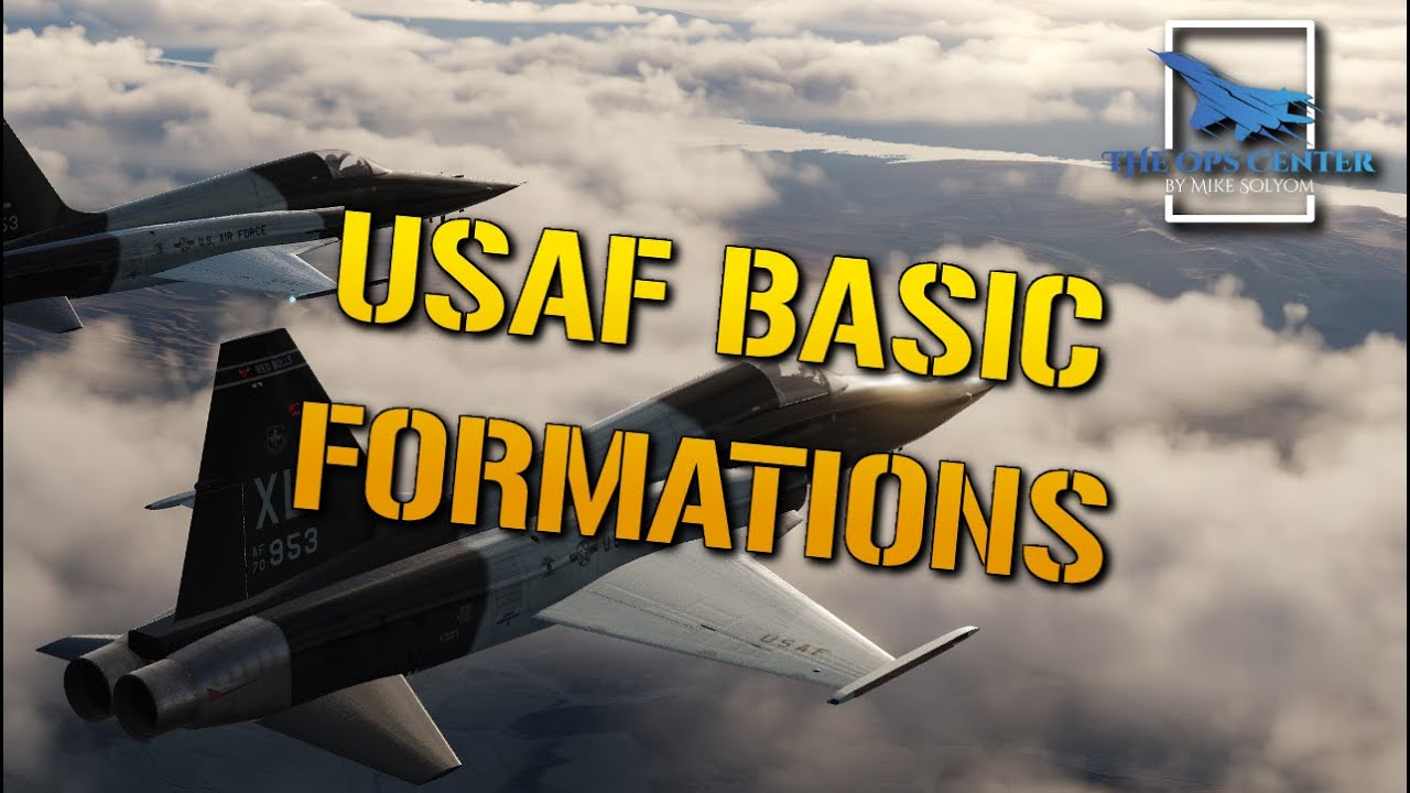 Полётный строй в стиле ВВС США | Базовые построения | Часть 2 | DCS