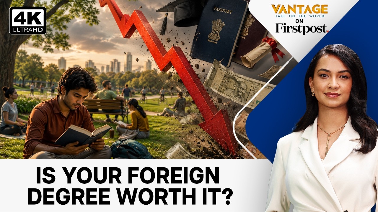 Почему индийские студенты ищут альтернативы США и Великобритании | Vantage на Firstpost | N18G | 4K