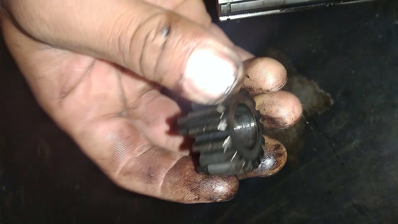 تركيب علبة سرعات محرك دراجة 110 cc