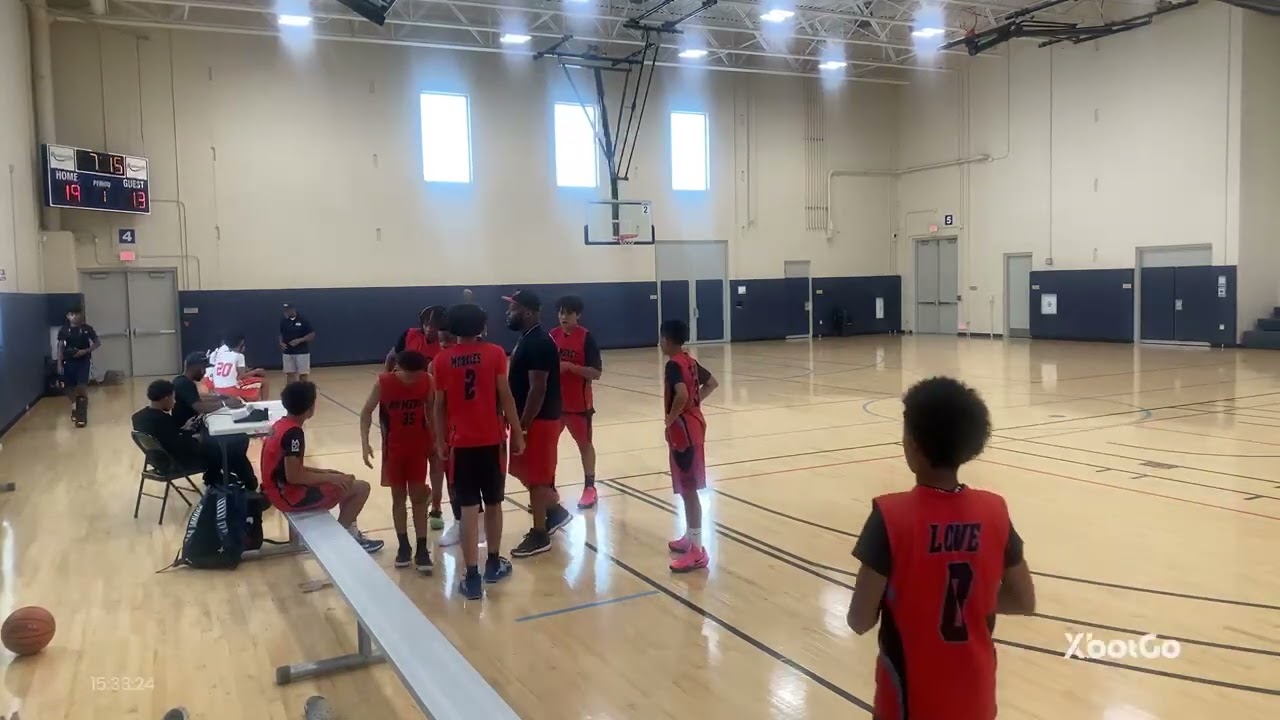 Devontae Watkins jr 14u game 1 1st half one day tournament  game winning shot 