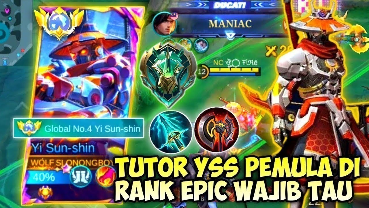 TUTORIAL GAMEPLAY YSS BEGINNER SOLO RANK SEPERTI PRO PLAYER!! CARA CEPAT JAGO MAIN PASIF YSS BARBAR
