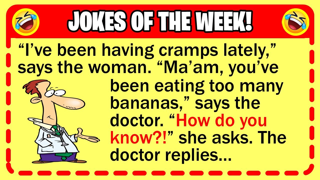 🤣 BEST JOKES OF THE WEEK! - A house call, a shortcut diagnosis, and a big shock...| Funny Dad Jokes