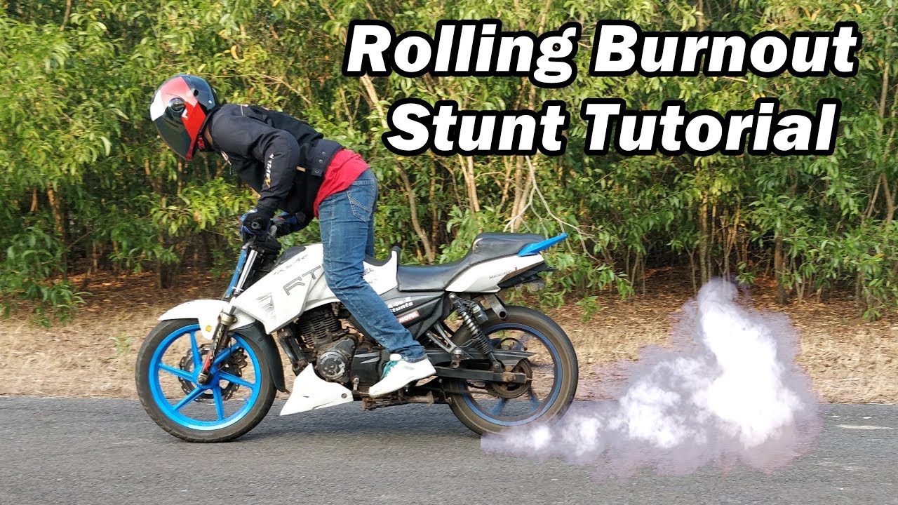 How To Learn Rolling Burnout ? Easy Stunt Tutorial