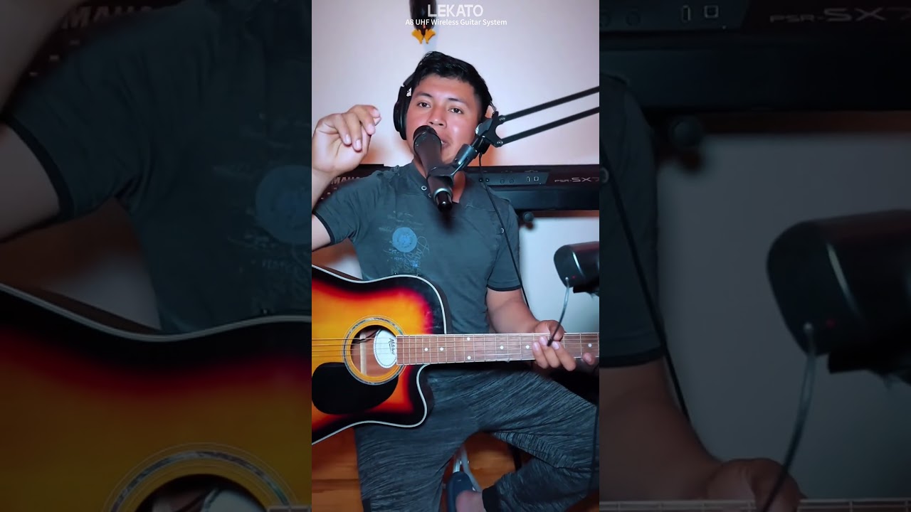 A must-have wireless system kit for electric guitar beginners.  #lekato#wirelesssystem