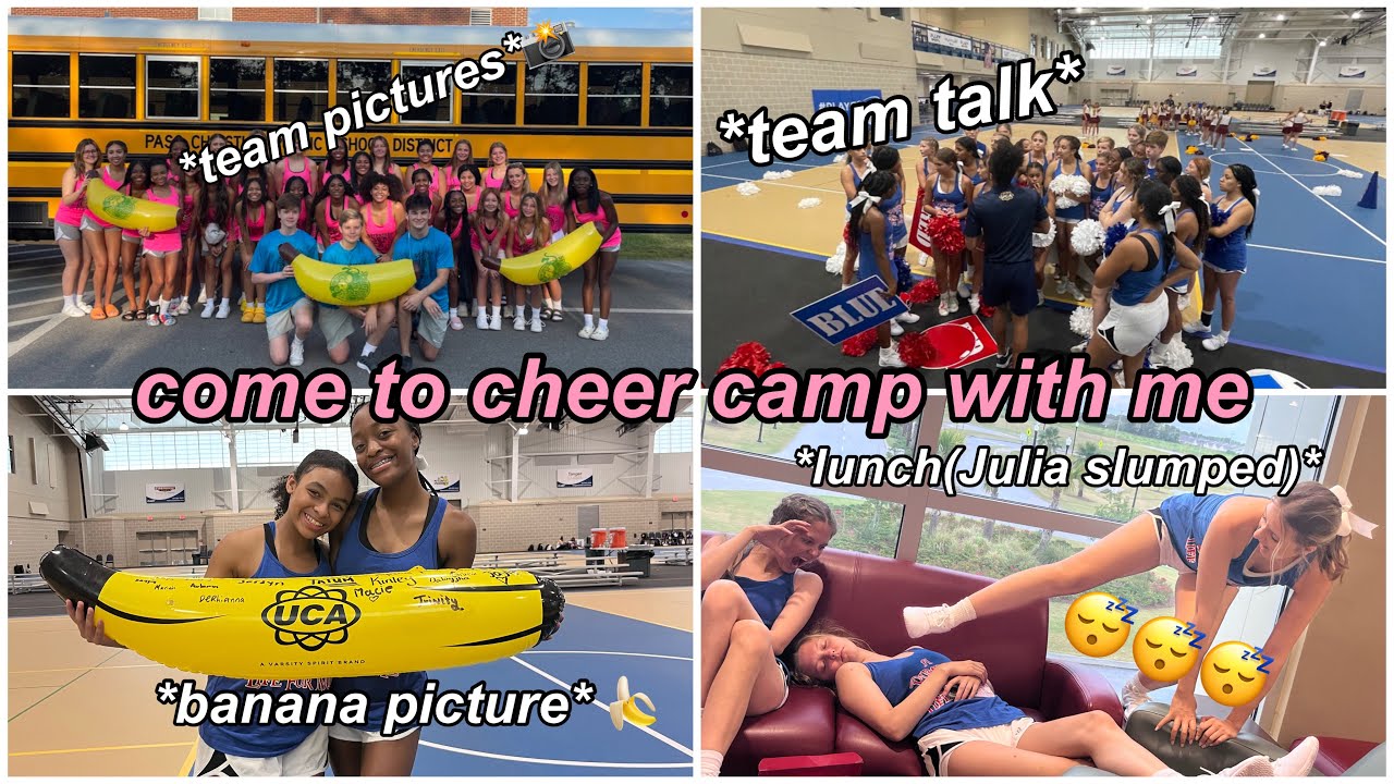VLOG:come to cheer camp w/me 📣🥰  | prep| packing | shopping|