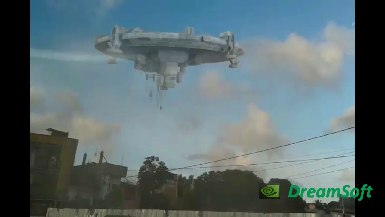 UFO Shuttle on camera (Real situation at Dematagoda Junction in Colombo)