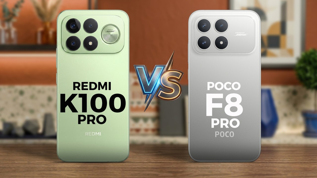 REDMI K100 PRO VS POCO F8 PRO || Full Specs & Performance Breakdown!