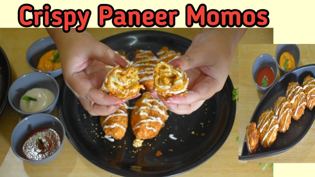 Kurkure paneer momos/ Delhi style Momos/कुरकुरे पनीर मोमो/ कुरकुरे पनीर मोमोस/Crunchy momos