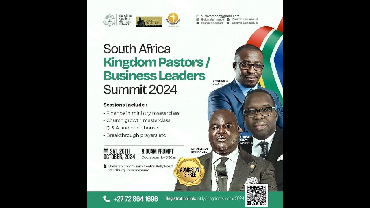 South Africa Kingdom Pastors/Business Leaders Summit 2024