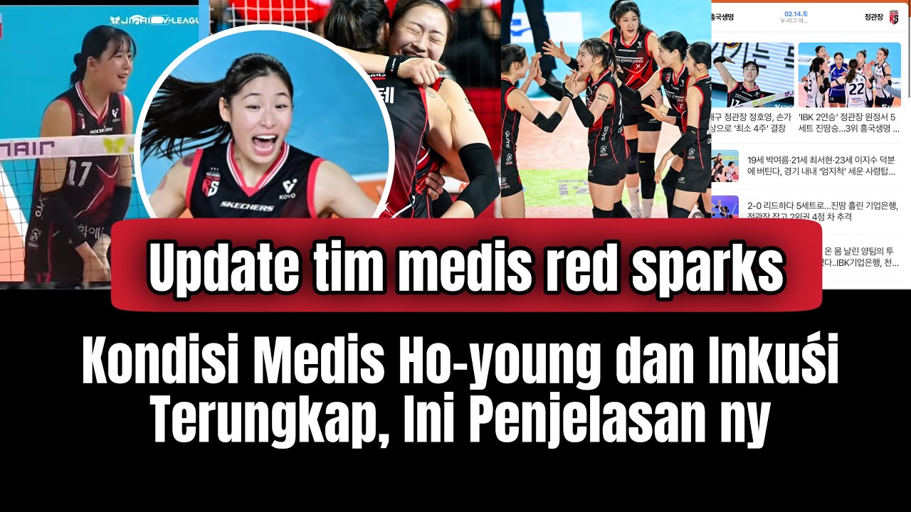 Update Medis Red Sparks: Ho-young Istirahat 4 Minggu, Inkuśi Pulih Bertahap