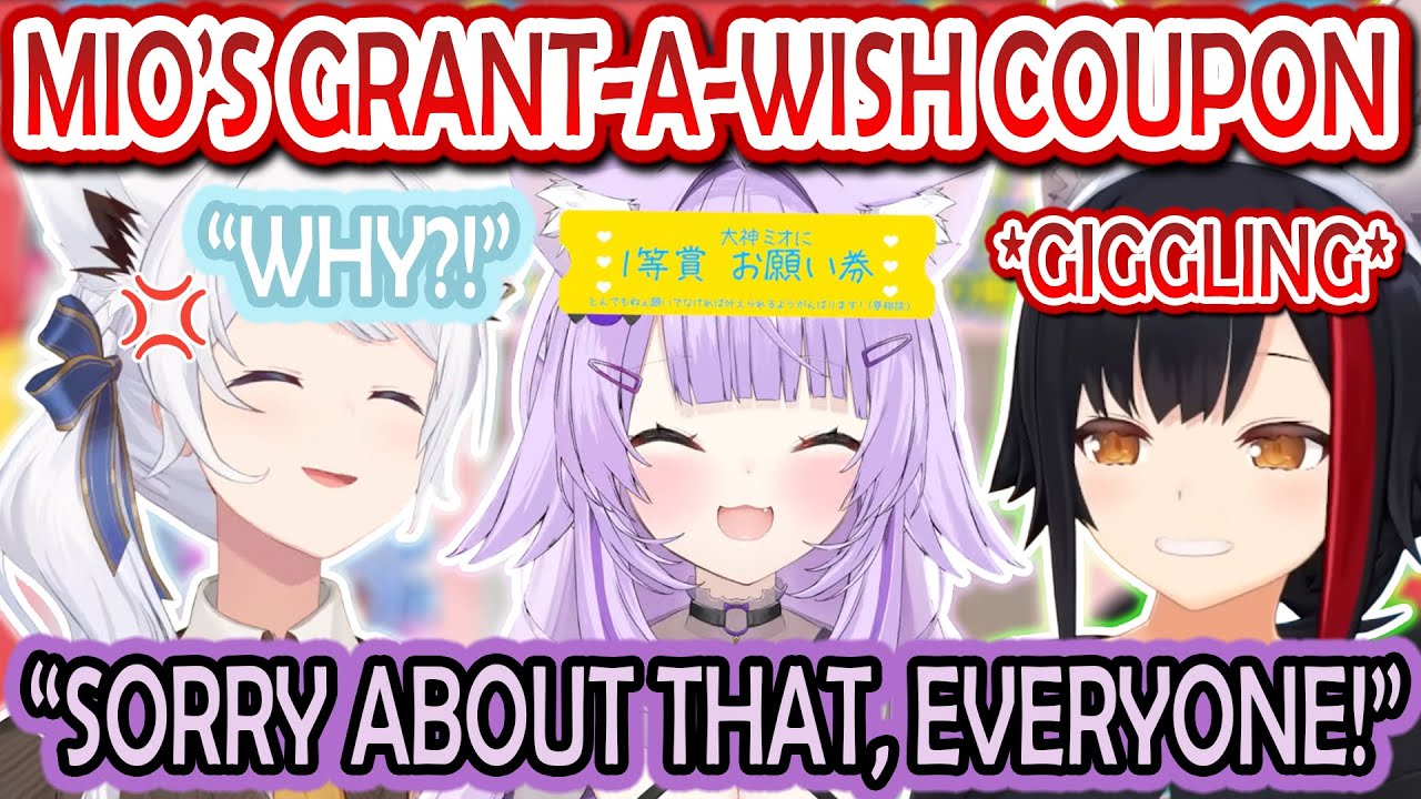 Fubuki Lost It After Okayu Won Mio's Wish Coupon Right In Front of Her