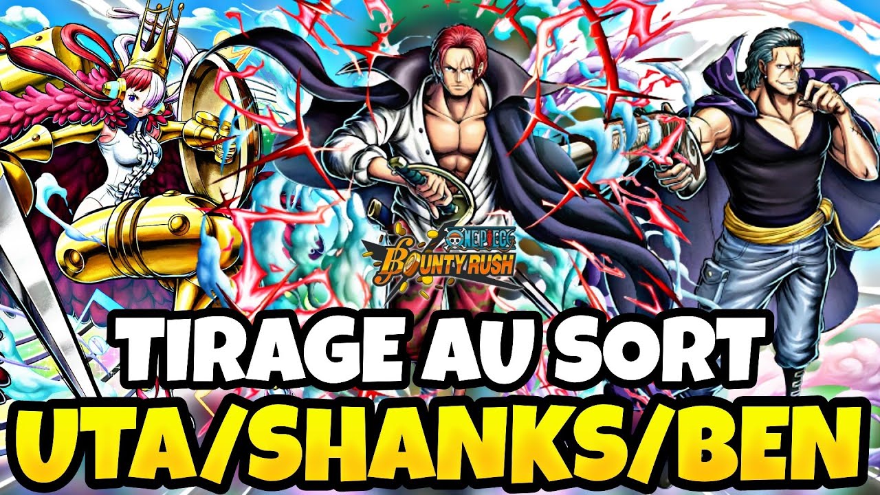 TIRAGE AU SORT DU COMPTE CADEAU SHANLS LVL 100 !! One Piece Bounty Rush - OPBR FR
