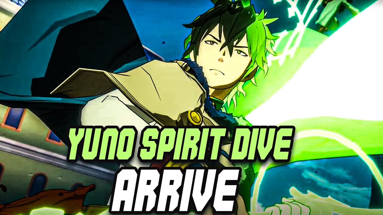 YUNO SPIRIT DIVE ARRIVE SUR BLACK CLOVER MOBILE