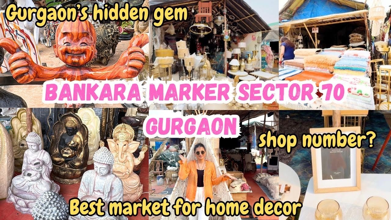 Banjara Market Gurgaon | New Collection Home Decor & Crockery Items With Shop No | Furniture Market