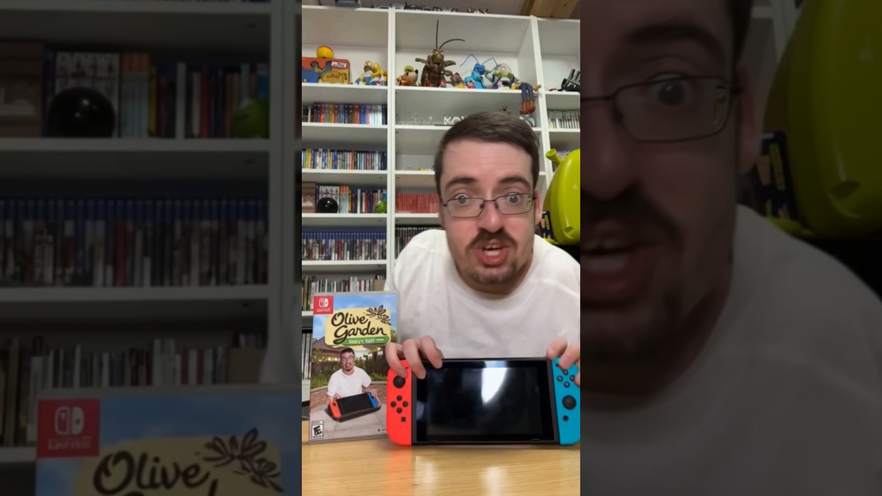 Nintendo Switch, но Olive Garden с участием @rickyberwick #nintendo #shorts #gaming
