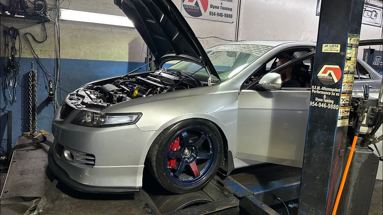 2008 TSX CL9 6SPD Dyno Tune HONDATA FLASHPRO JaviTuned Stock K24a2 Precision 68/70 10PSI 7/11/25