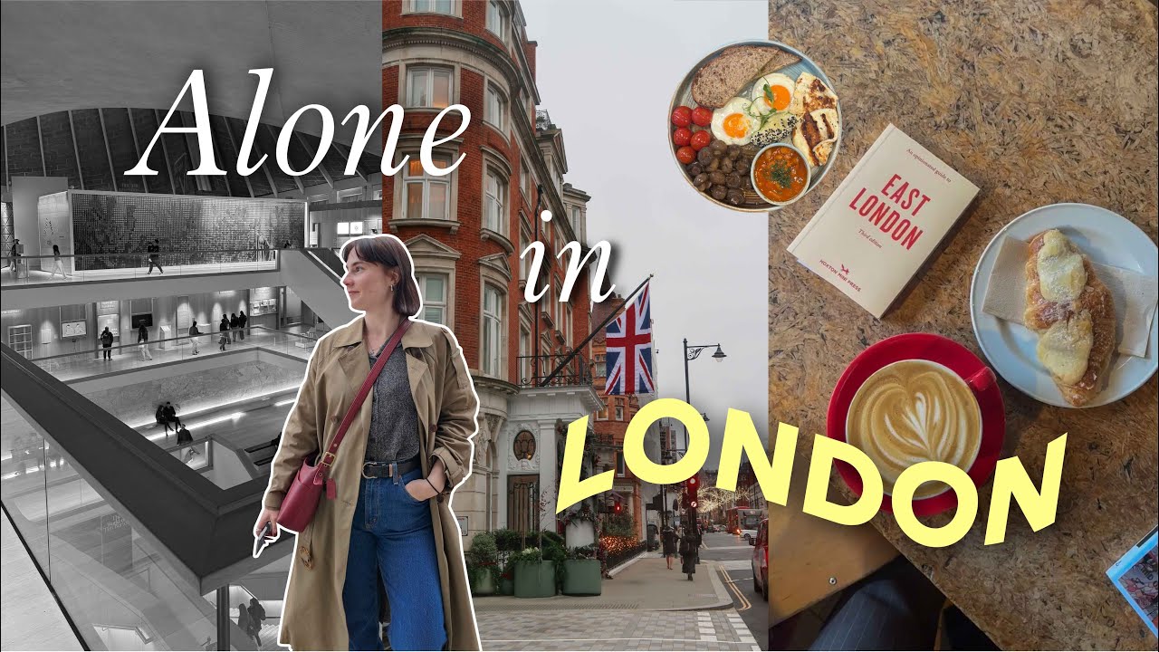 Alone in London: 3 cozy december days ☕🇬🇧✨ coffee shops, design museums & solo dates