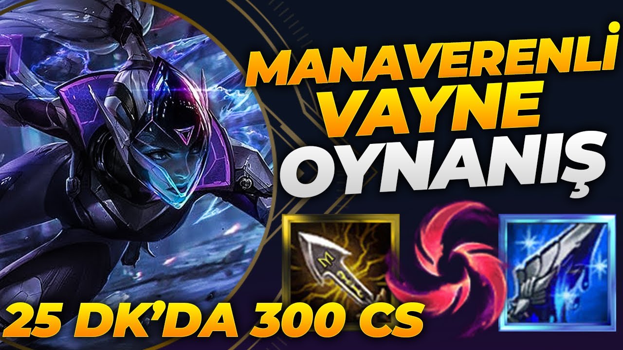 VAYNE'İ MANAVERENLE OYNAYIN! | İNANILMAZ G&Uuml;&Ccedil;L&Uuml; BUİLD! | YENİ META?? | Adroit