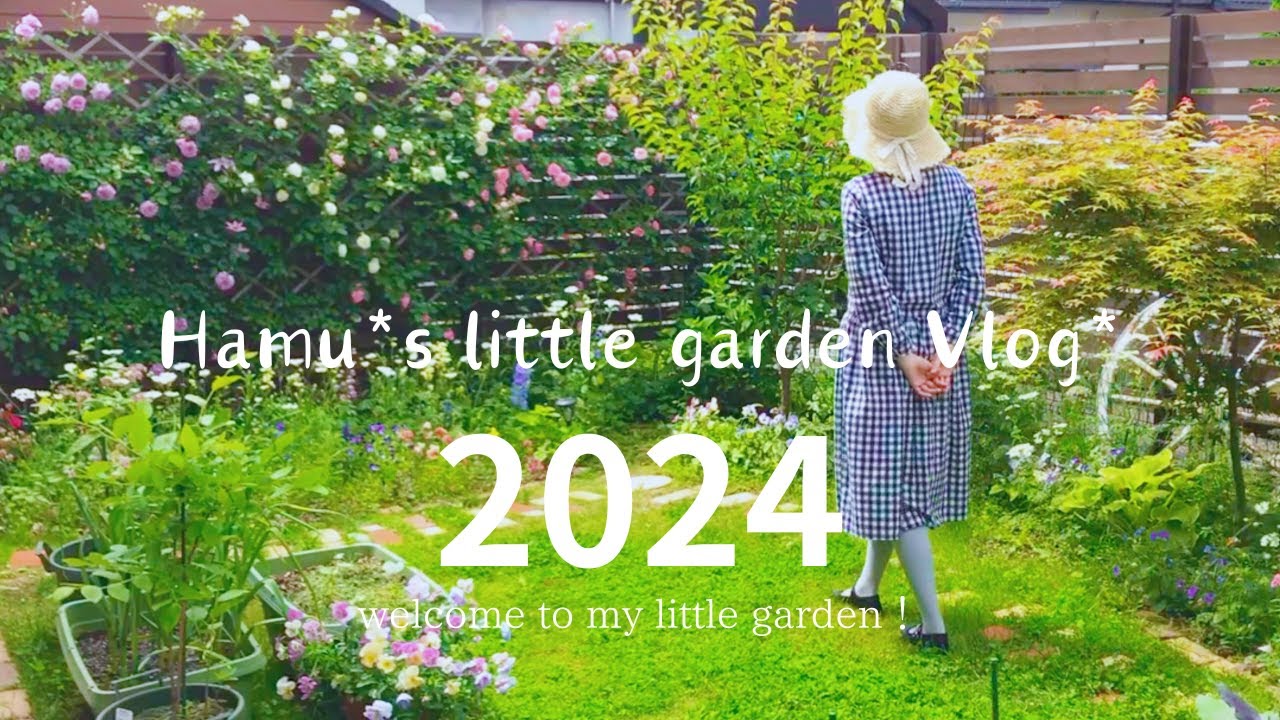 SUB)私が作った小さな庭の四季をご紹介します/２０２４