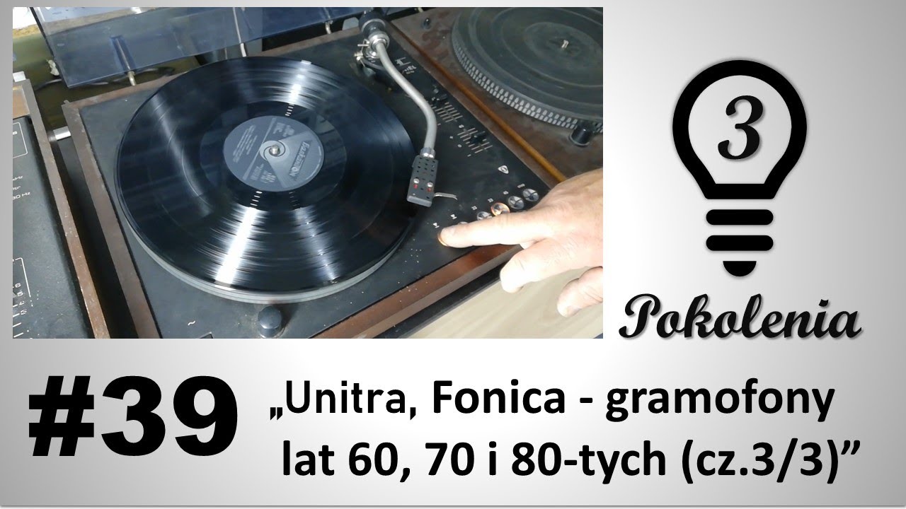 Unitra, Fonica - gramofony  lat 60, 70 i 80-tych (cz.3/3)