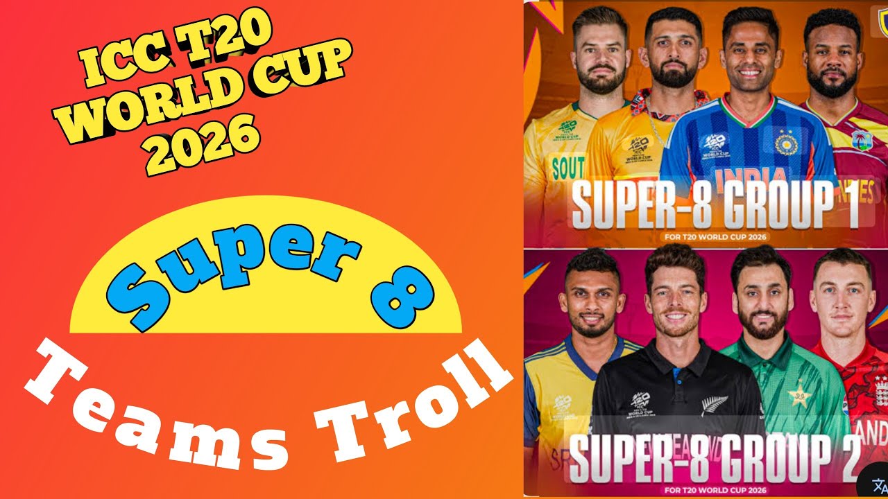 ICC T20 WORLD CUP 2026,TEAMS TROLL🔥