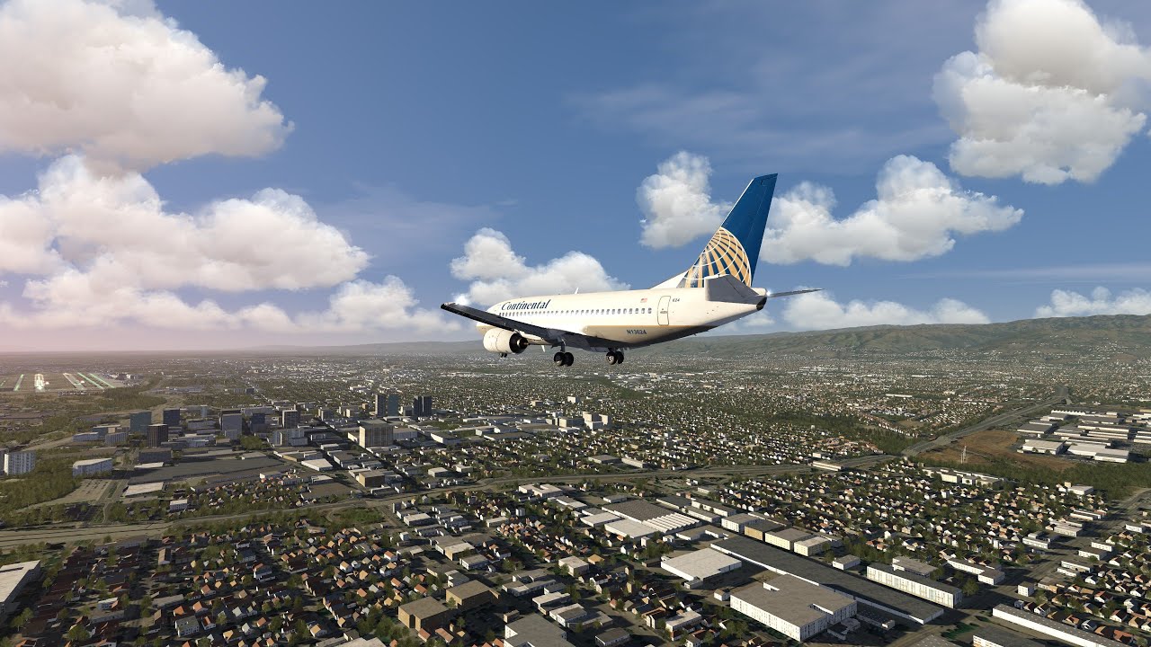 Boeing 737 | KLGB - KSJC | AP ILS Approach | Full Flight Aerofly FS 4